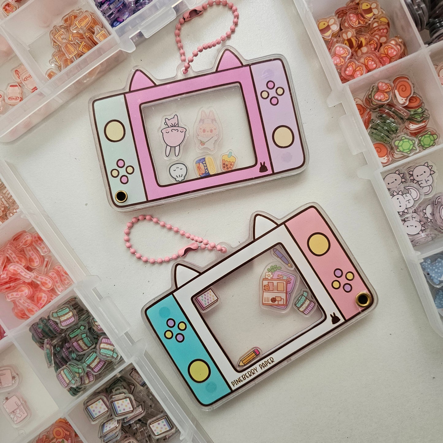 Custom Shaker Keychain | IG | Game | Claw Machine