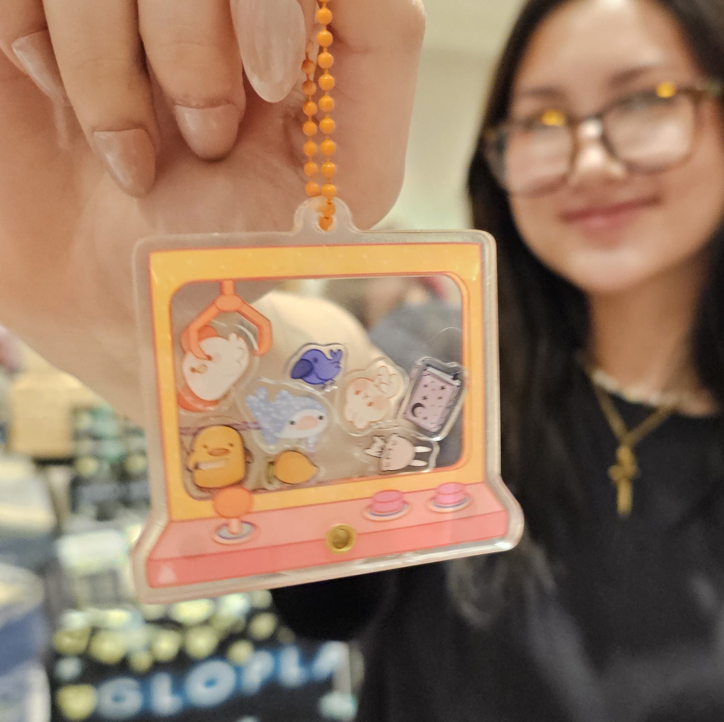 Custom Shaker Keychain | IG | Game | Claw Machine