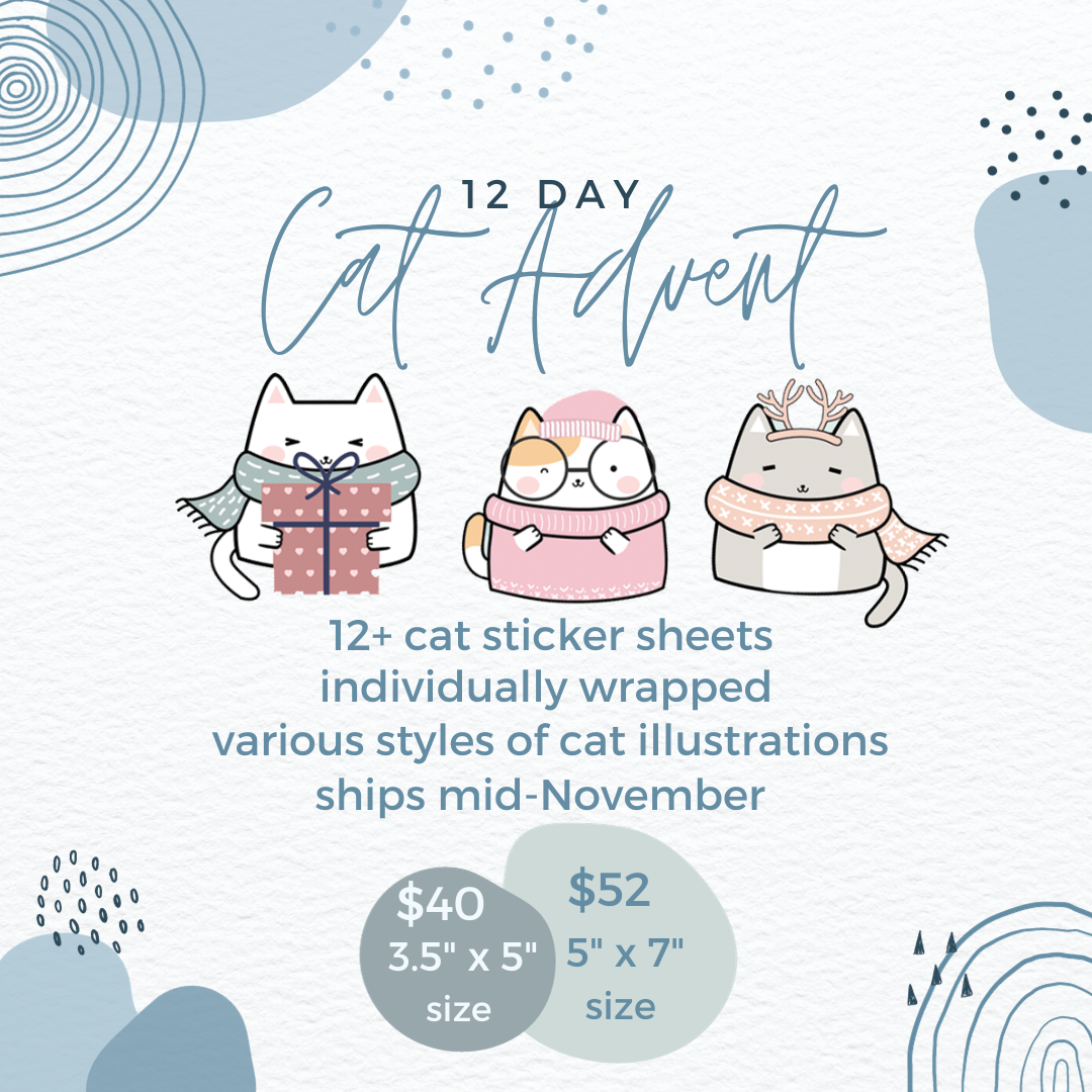 2023 Cat Sticker Advent | *Pre-Order*