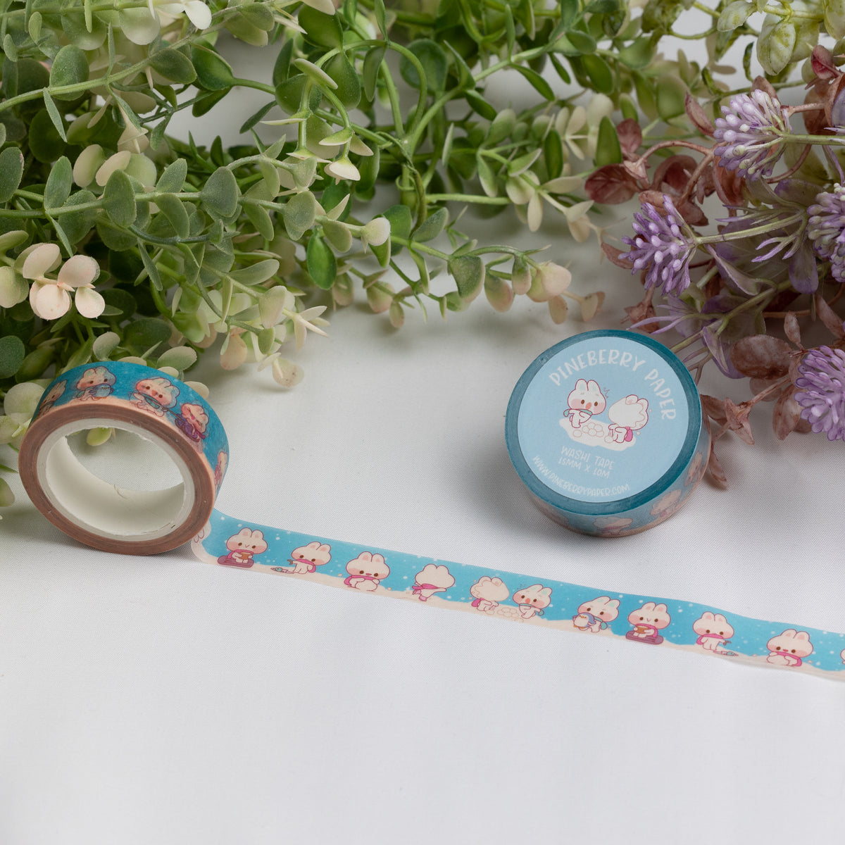 Snow Bunny Washi Tape | 15mm x 10m | W027