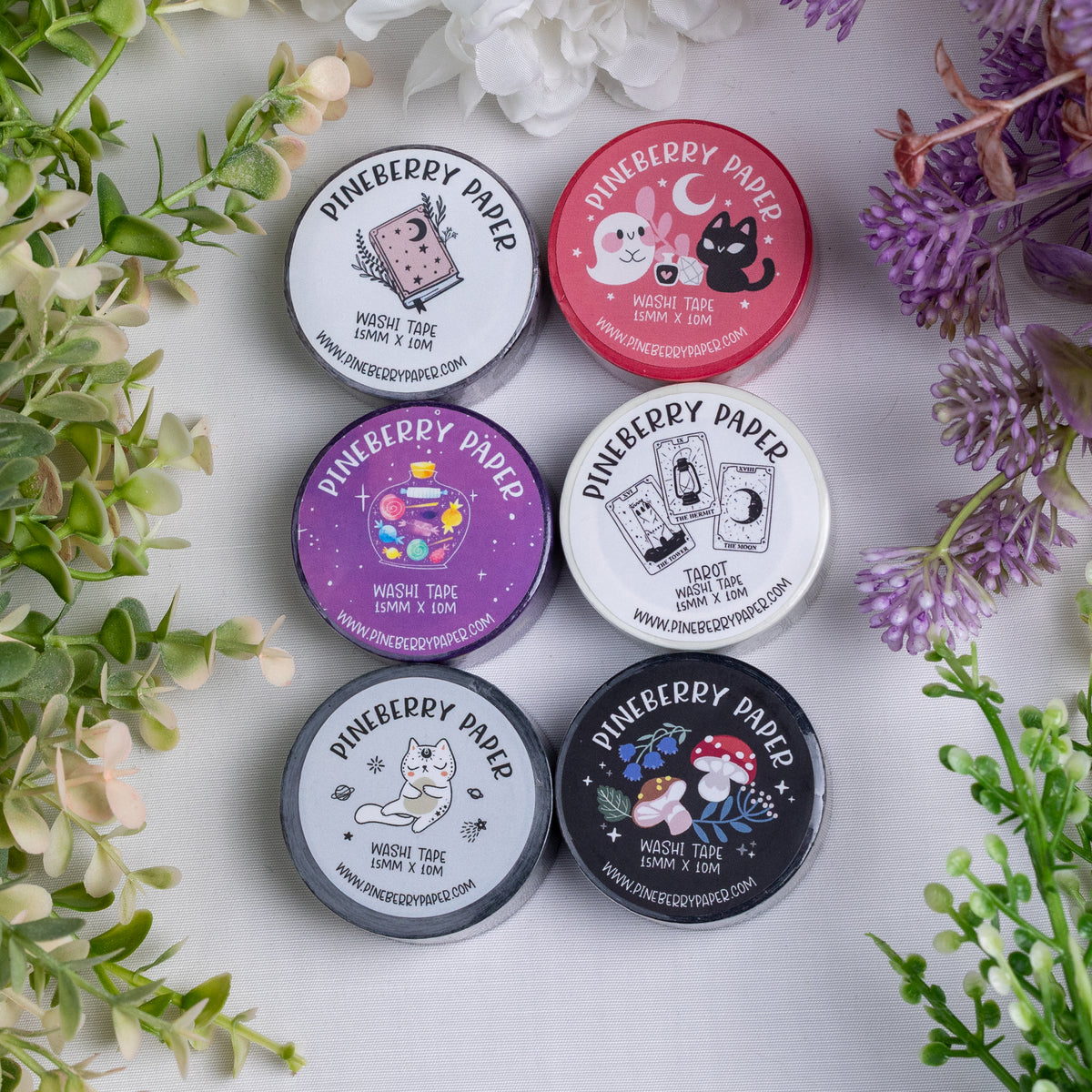 Arcana Washi Bundle | 15mm x 10m | 6 rolls