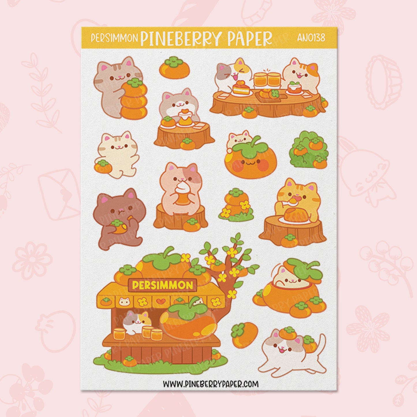 Persimmon Cat | AN0138