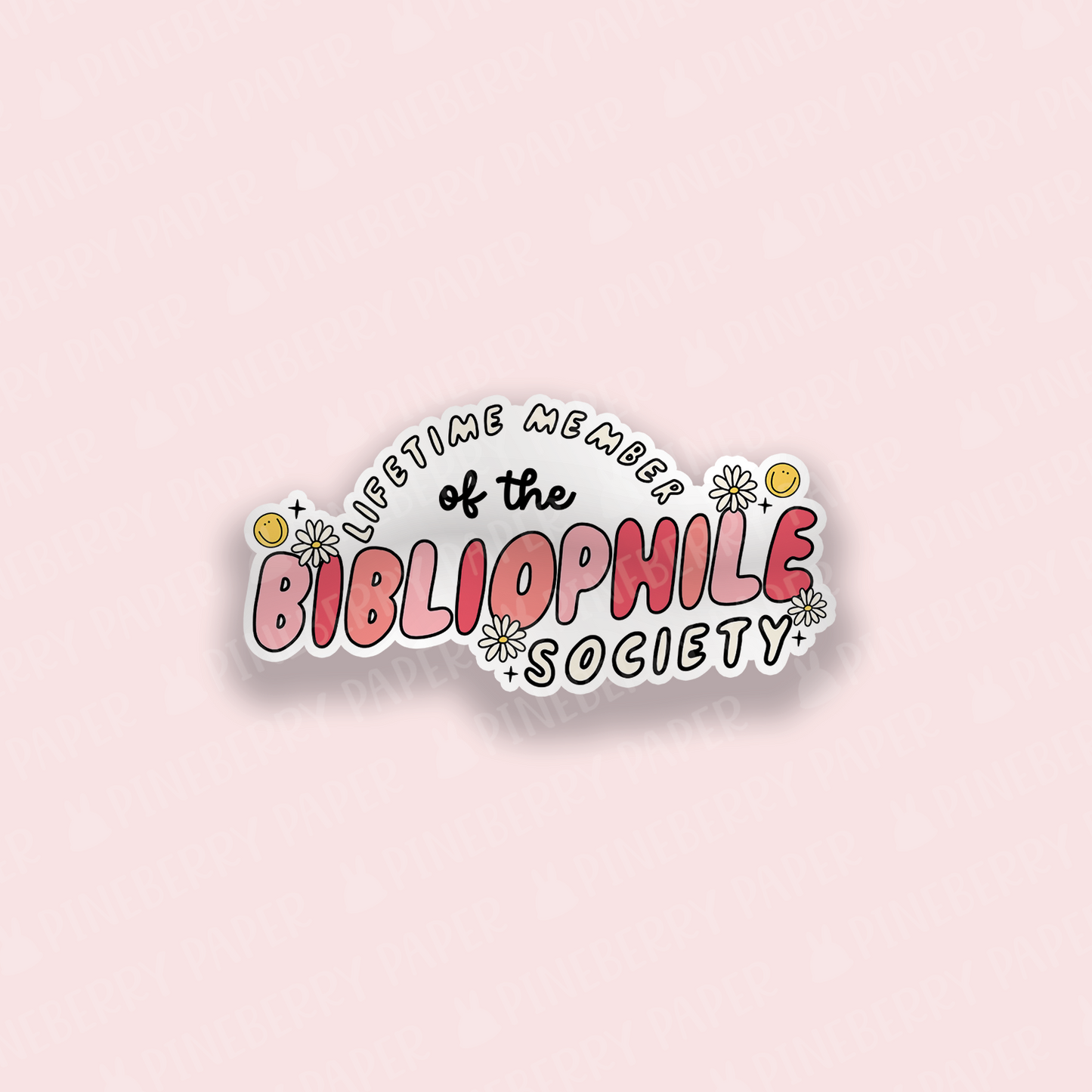 Bibliophile Society Vinyl Sticker