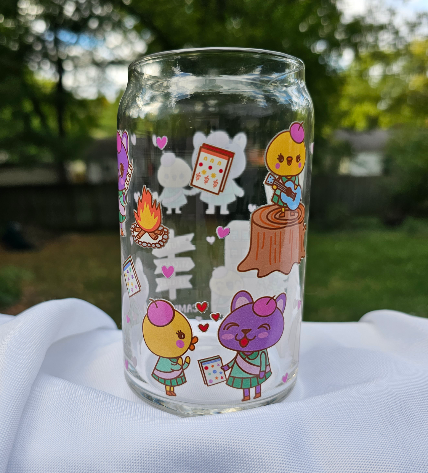 Camp BFF Glass