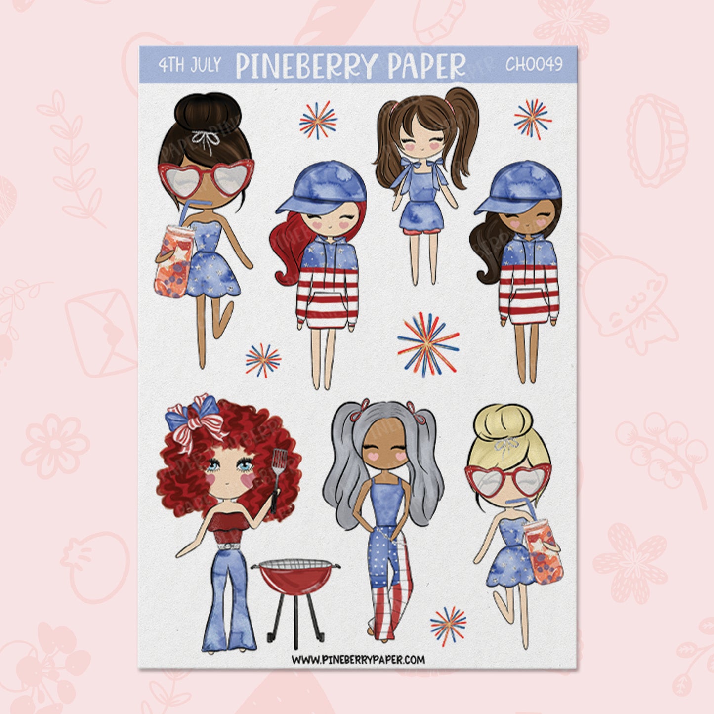 4th of July Girls 1 | CH0049