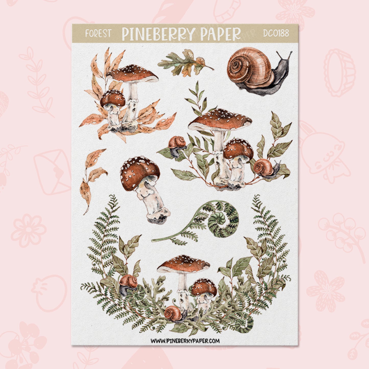 Mushroom Forest | DC0188 | Discontinued Material
