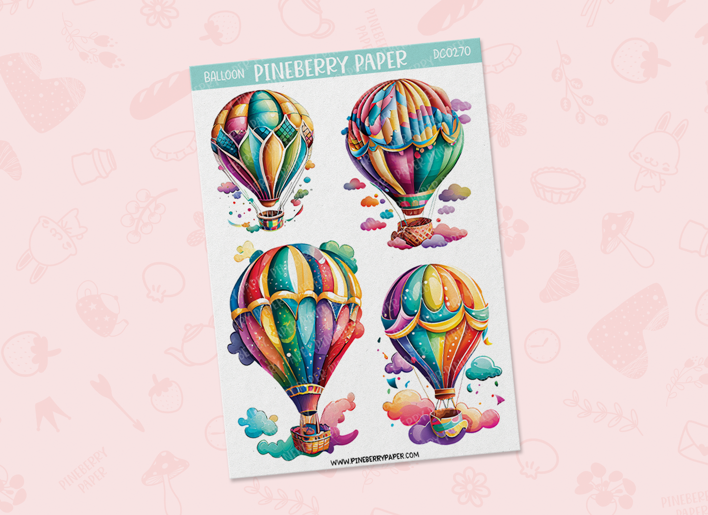 Rainbow Balloons | DC0270