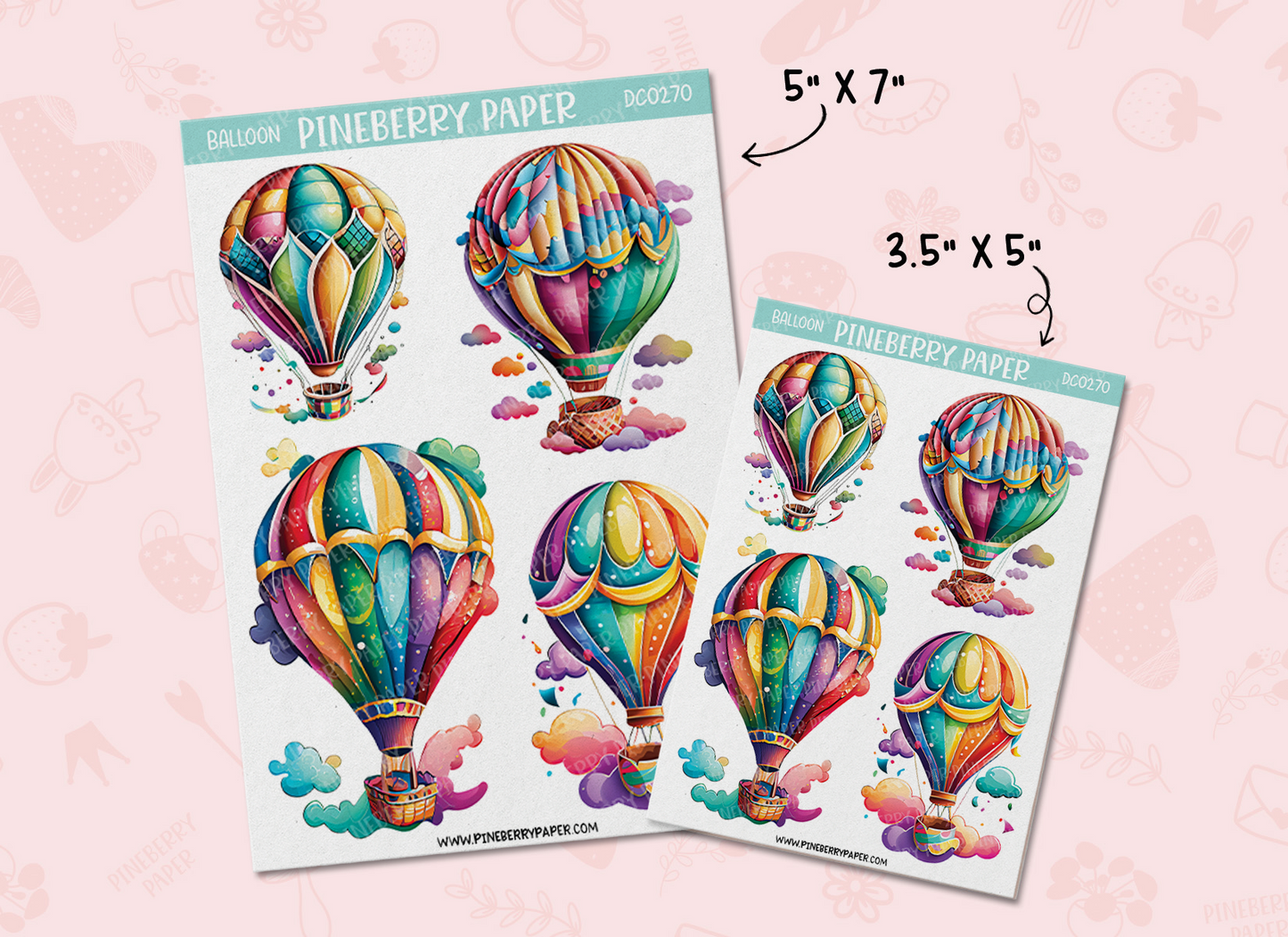 Rainbow Balloons | DC0270