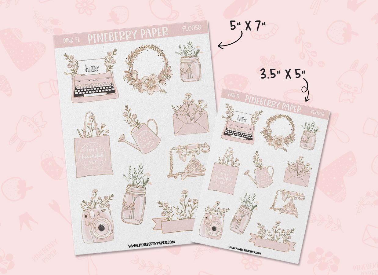 Pink Floral Home | FL0058