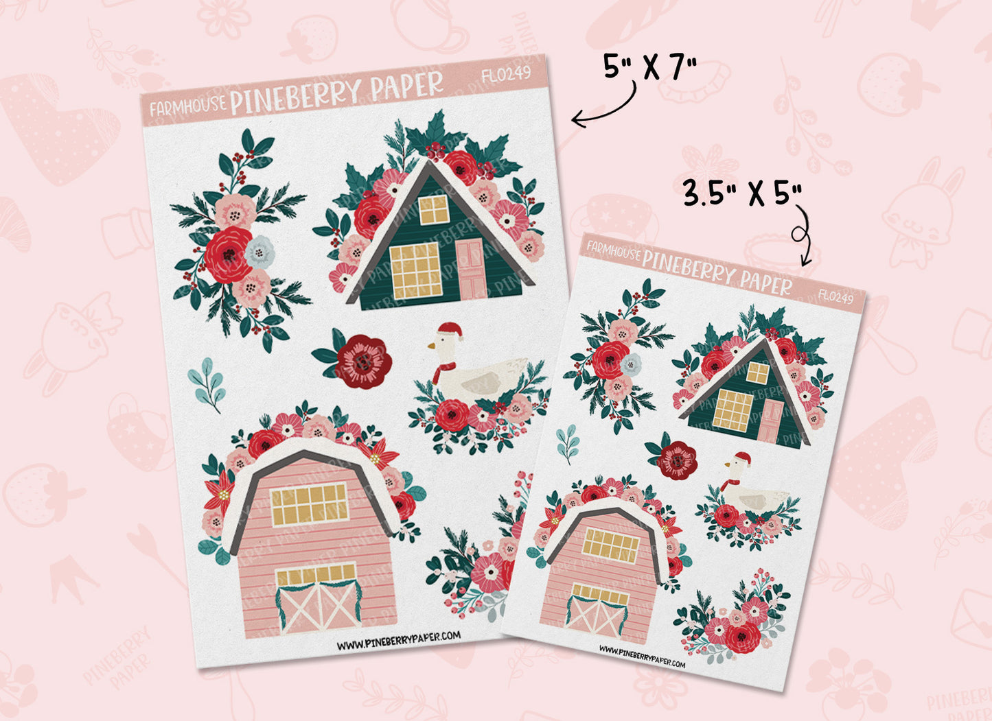 Winter Farmhouse | FL0249 | FL0250