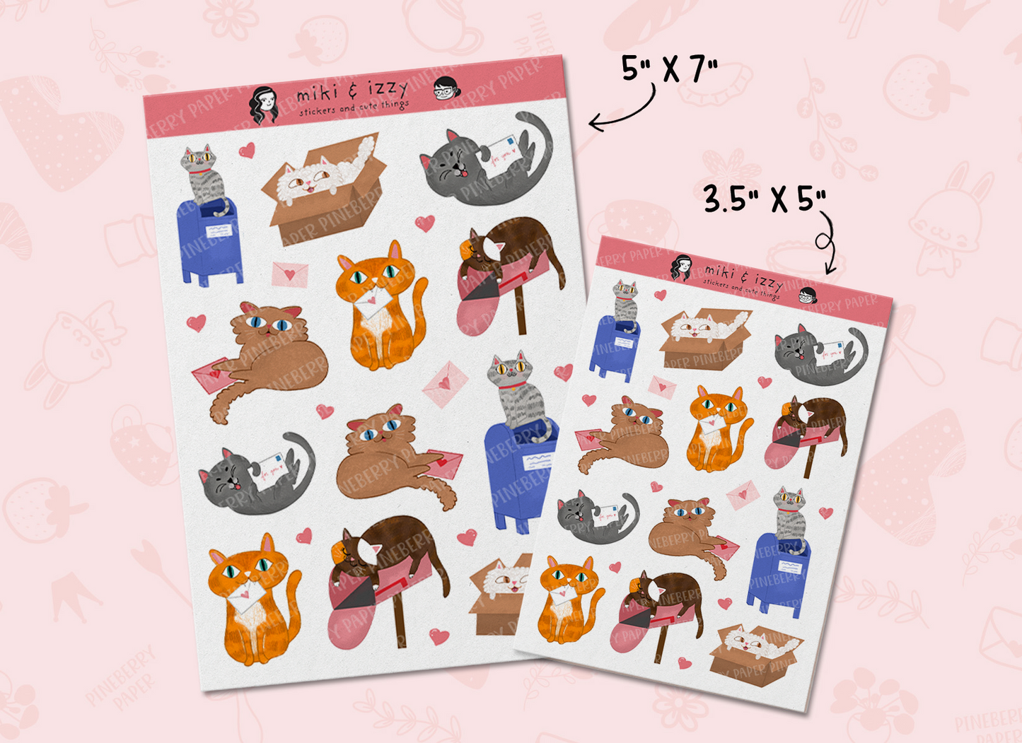 Mail Cats | Miki & Izzy