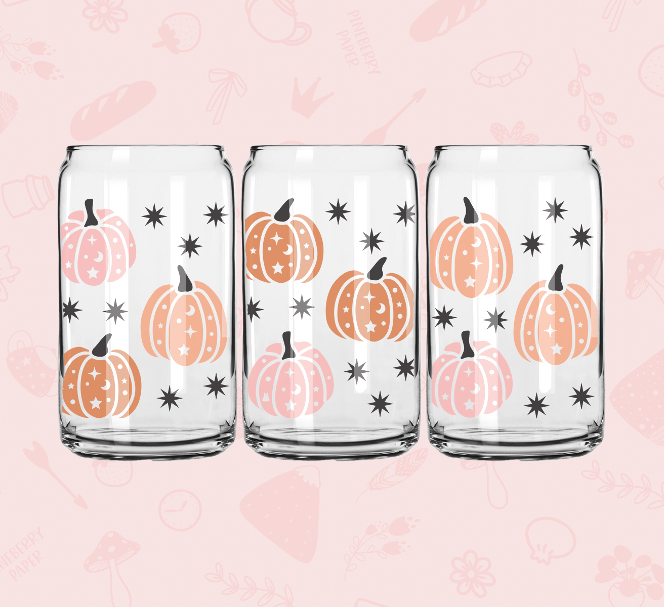 Celestial Pumpkin Glass