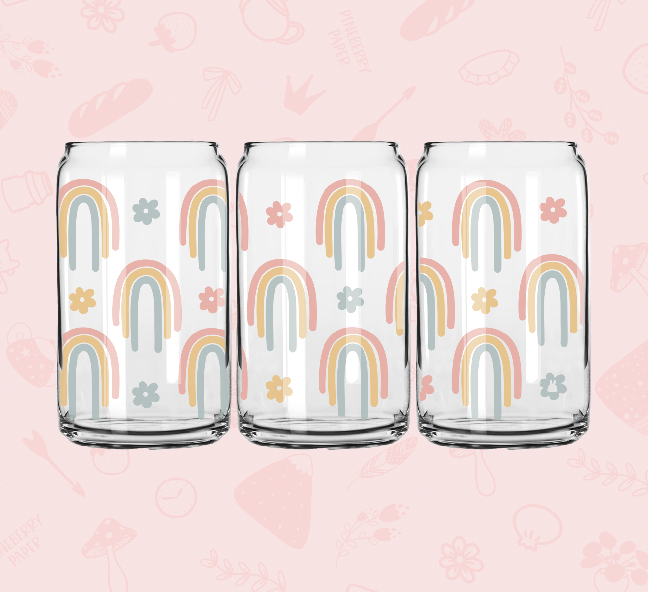 Pastel Rainbow Glass
