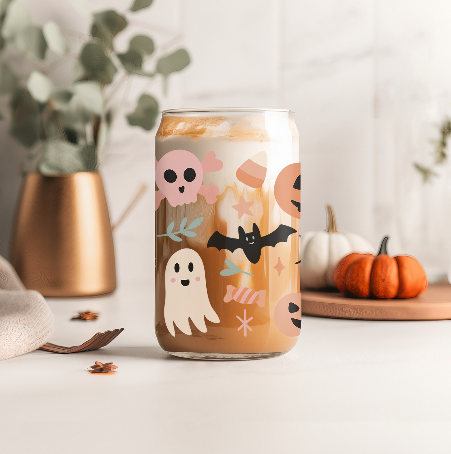 Cute Halloween Glass