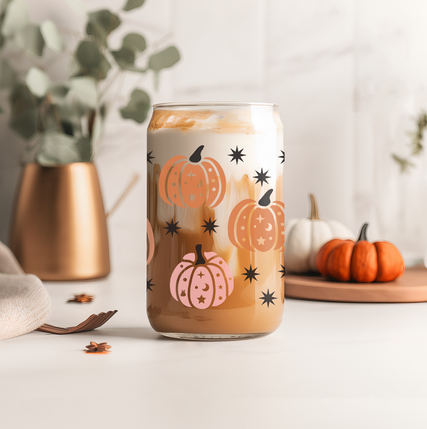 Celestial Pumpkin Glass