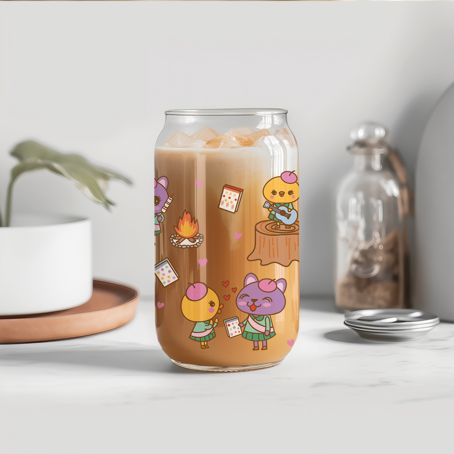 Camp BFF Glass