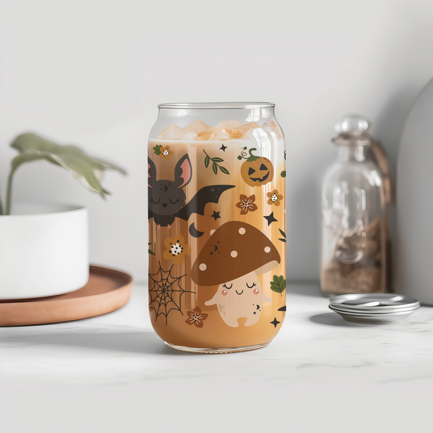 Kawaii Halloween Glass
