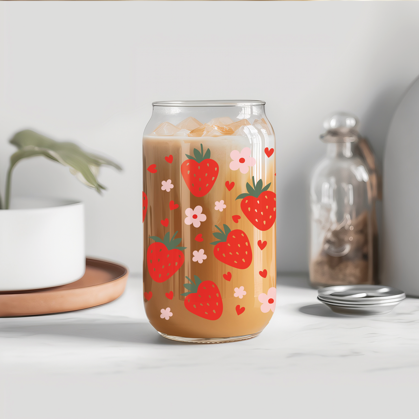Sweet Strawberry Glass