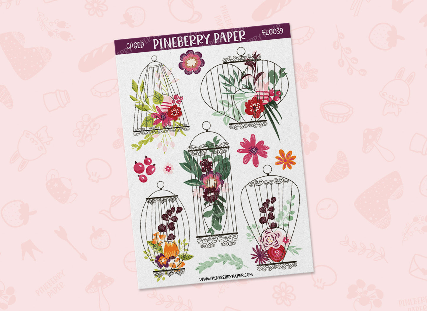 Caged Florals | FL0039