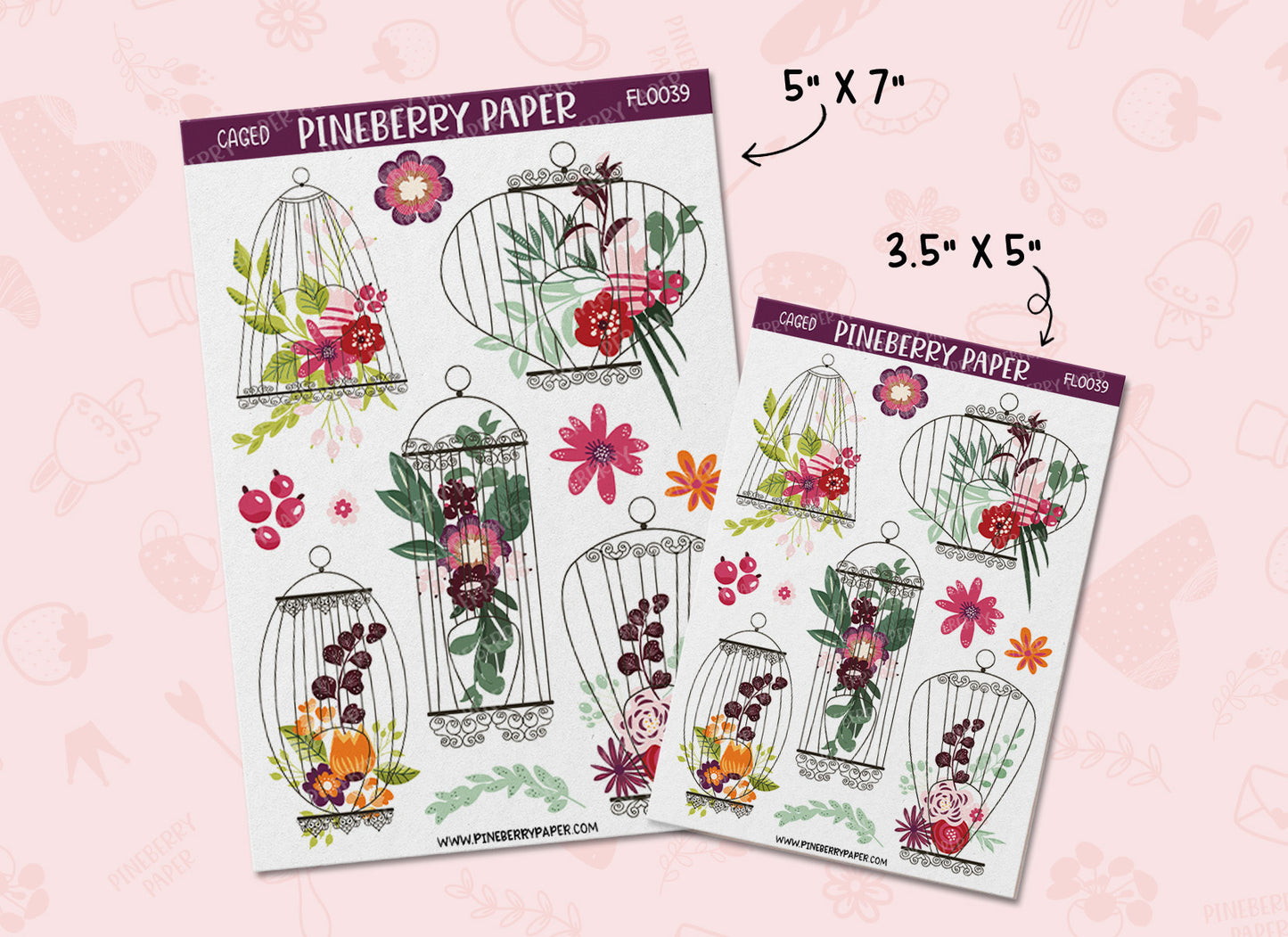 Caged Florals | FL0039