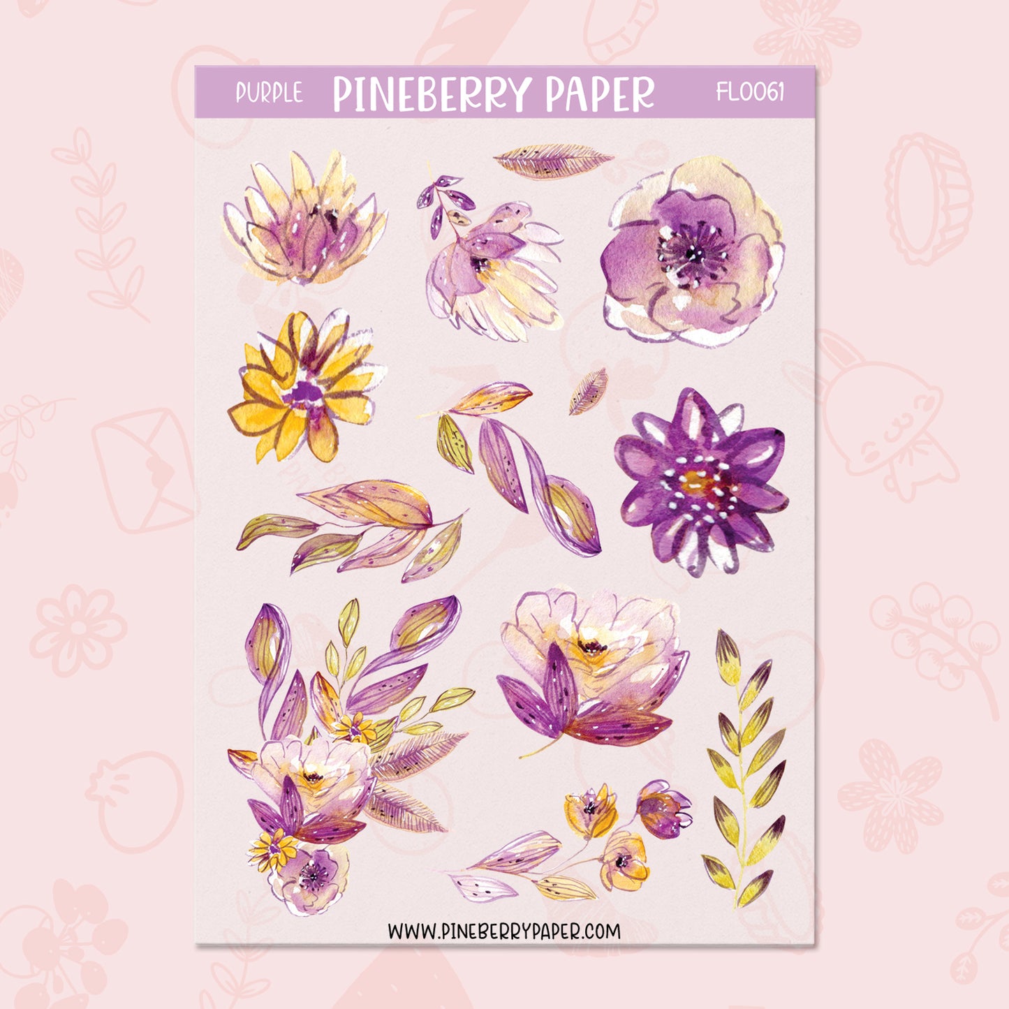 Purple Flowers | FL0061