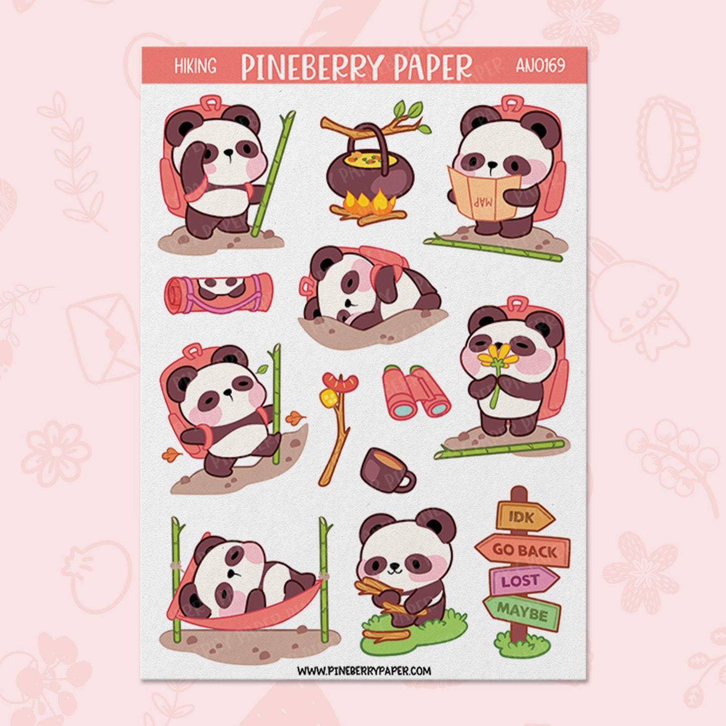 Hiking Panda | AN0169