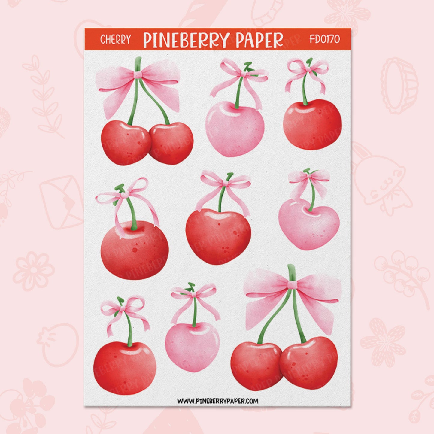 Cherry Bow | FD0170