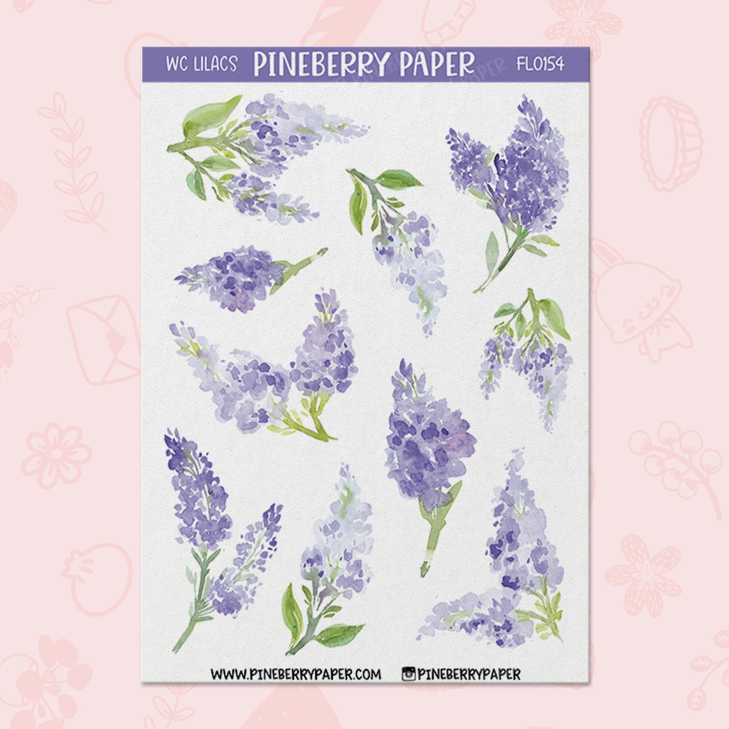 Watercolor Lilacs | FL0154