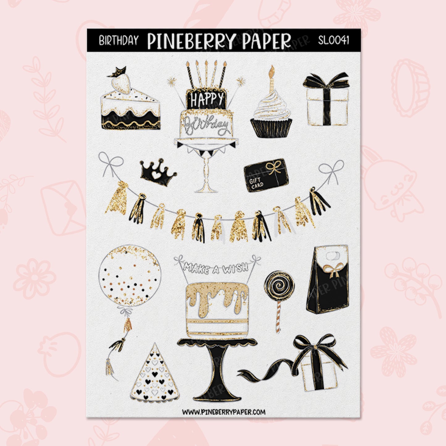 Black & Gold Birthday | SL0041