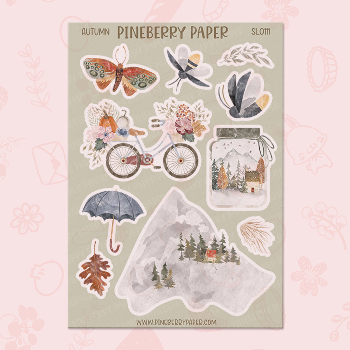 Autumn Cottage Set | SL0110 | SL0111 | Transparent Matte
