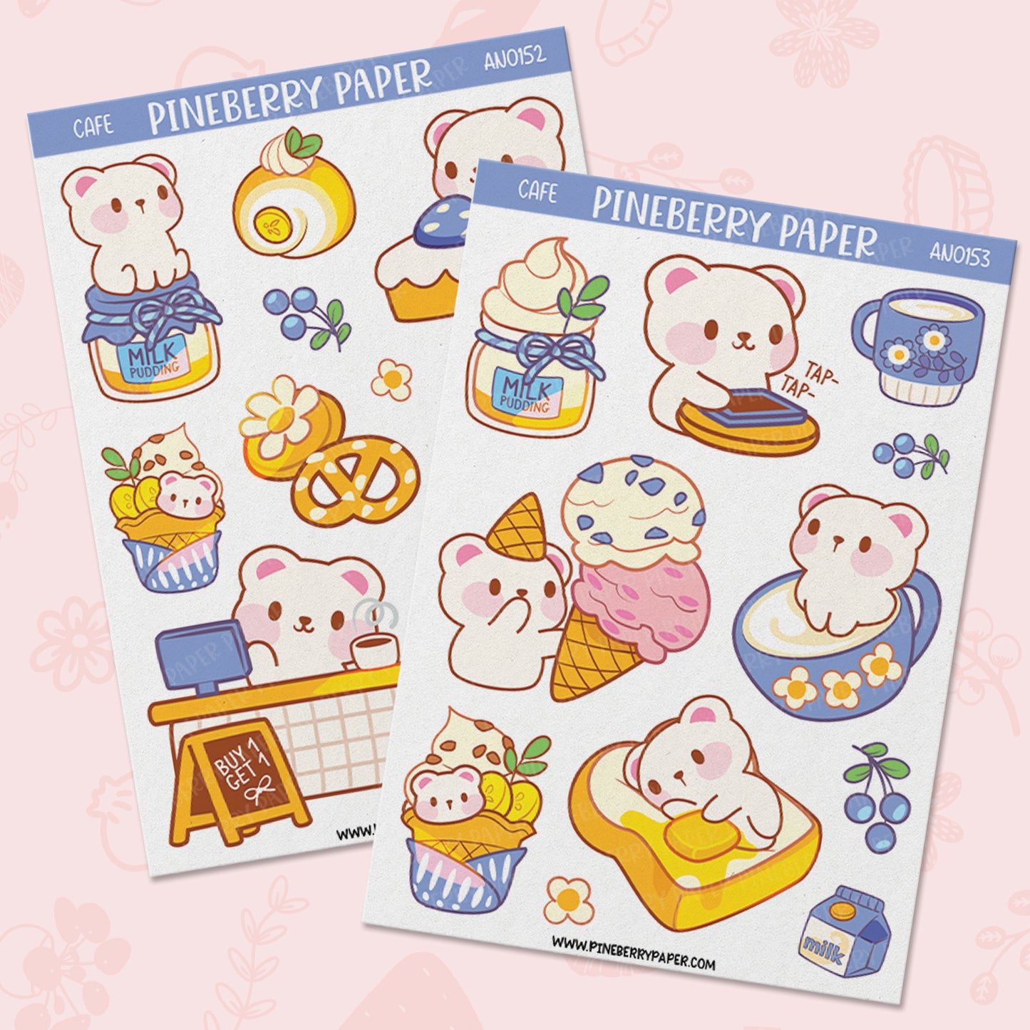 Polar Bear Cafe Set | AN0152 & AN0153