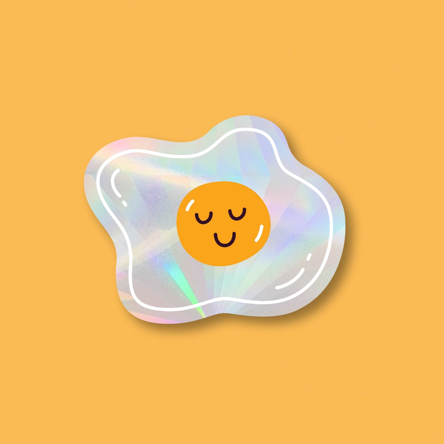 Fried Egg Suncatcher Window Decal | SC038