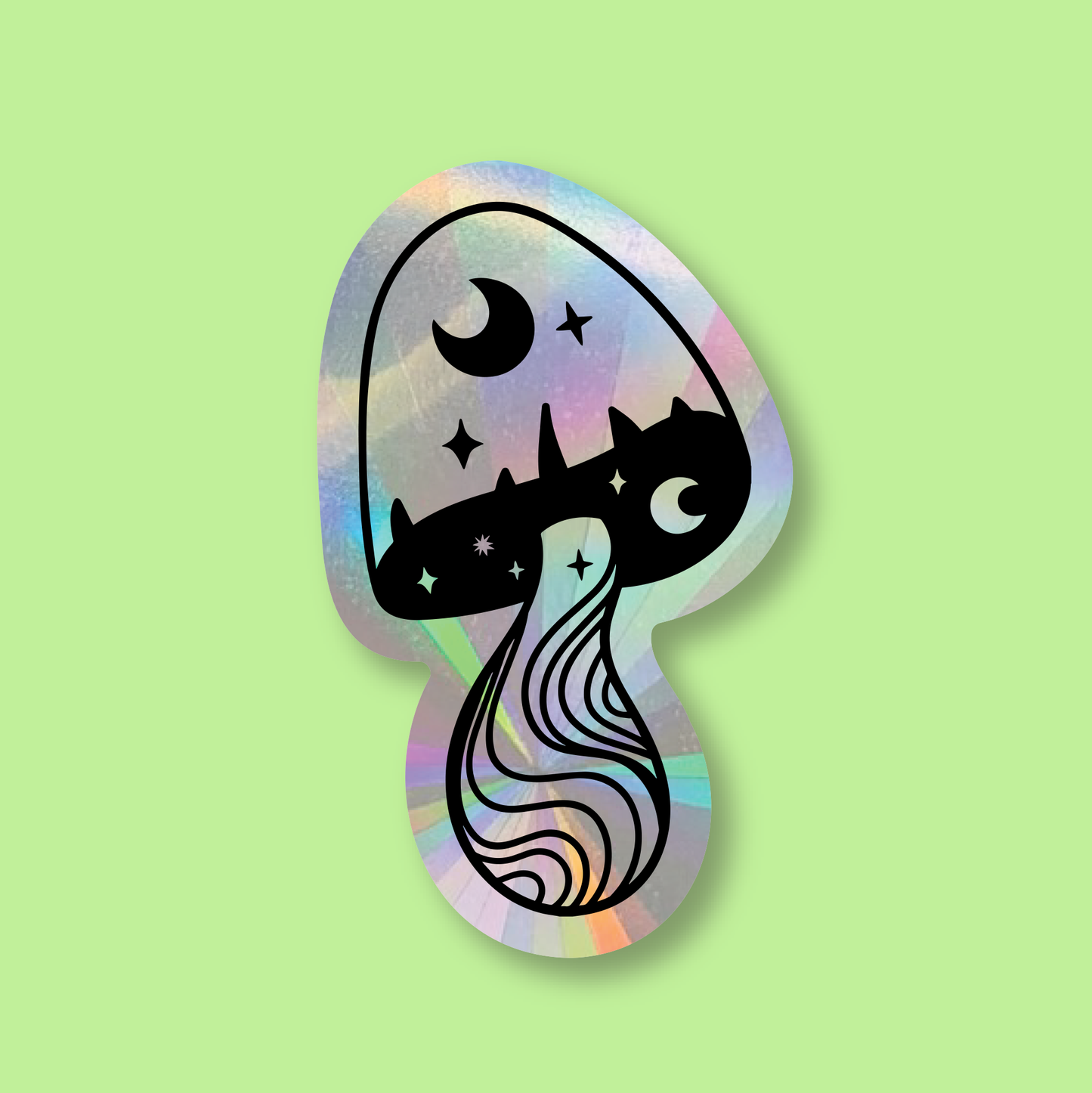 Mushroom 1 Suncatcher Window Sticker | SC063