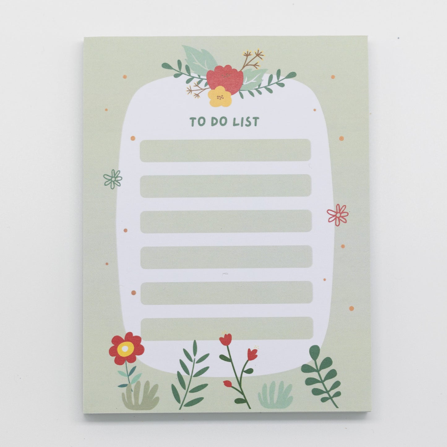 Floral To Do Notepad