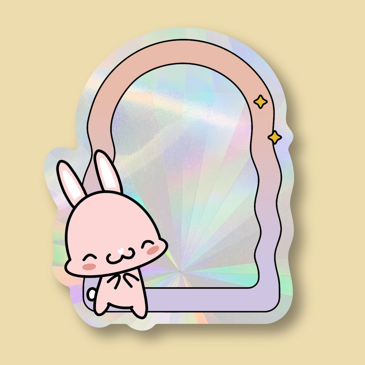 Pineberry Bunny Suncatcher Window Sticker