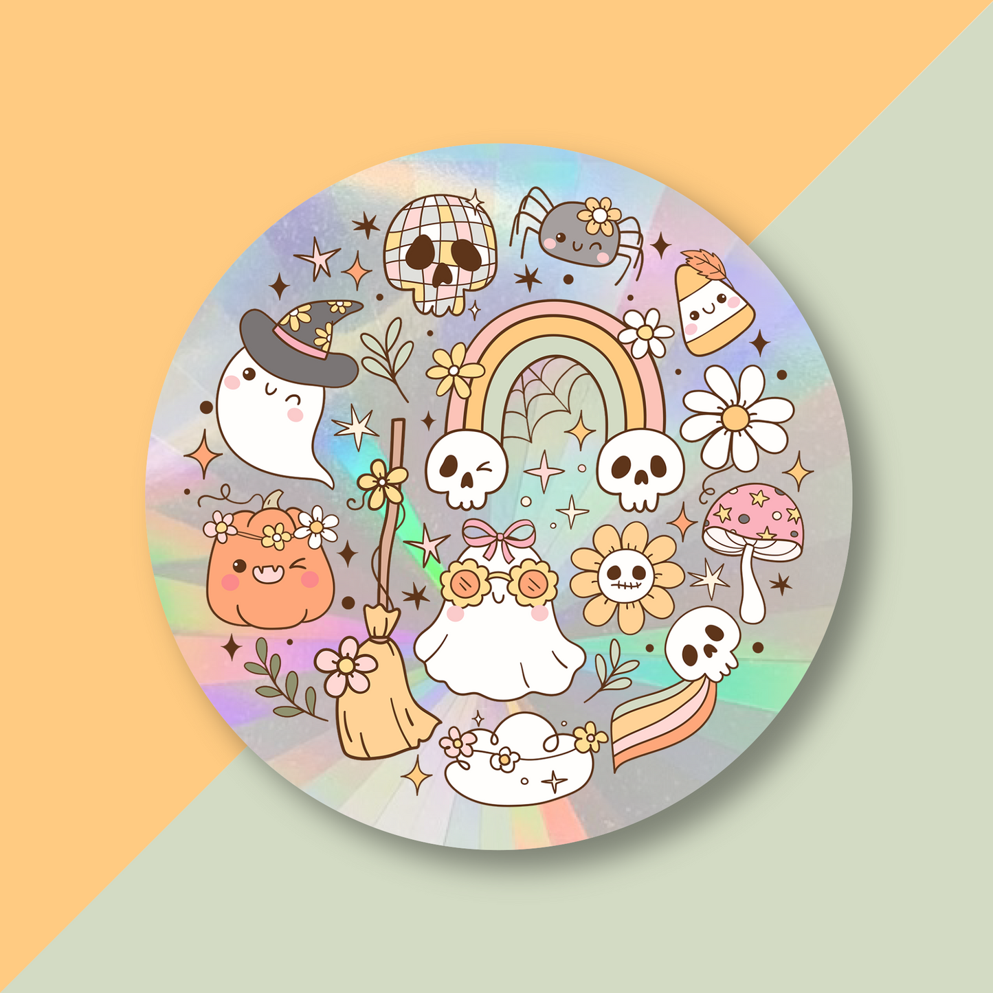 Cute Halloween Suncatcher Window Sticker | SC045