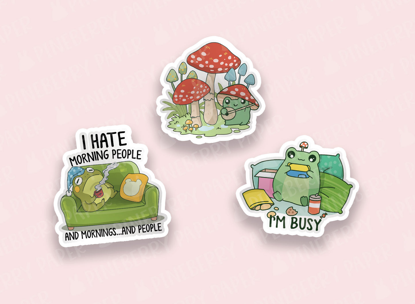 Frogs Vinyl Sticker