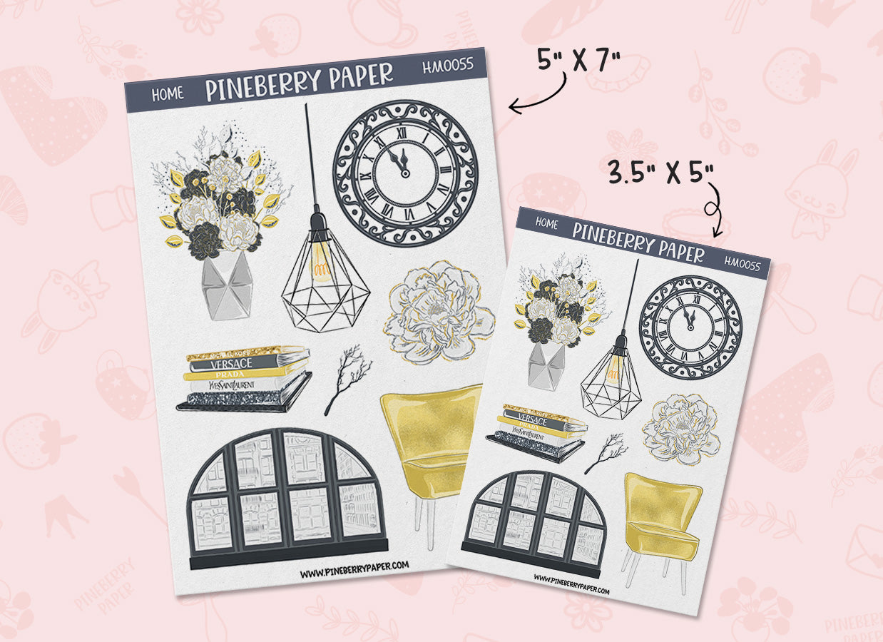 Yellow/Black Home Decor | HM0055 | HM0056 | HM0057