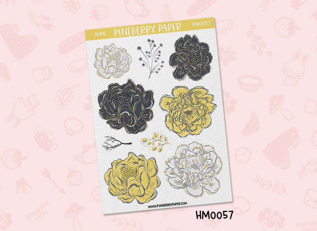 Yellow/Black Home Decor | HM0055 | HM0056 | HM0057