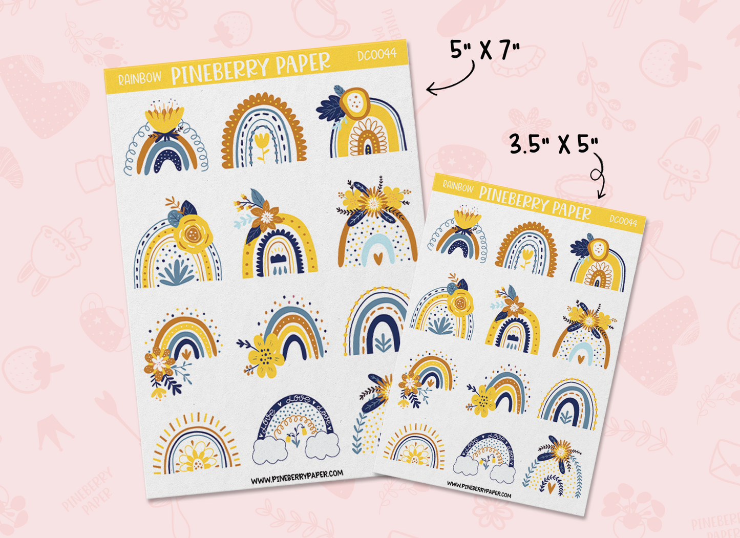 Yellow & Blue Rainbows | DC0044 | Discontinued