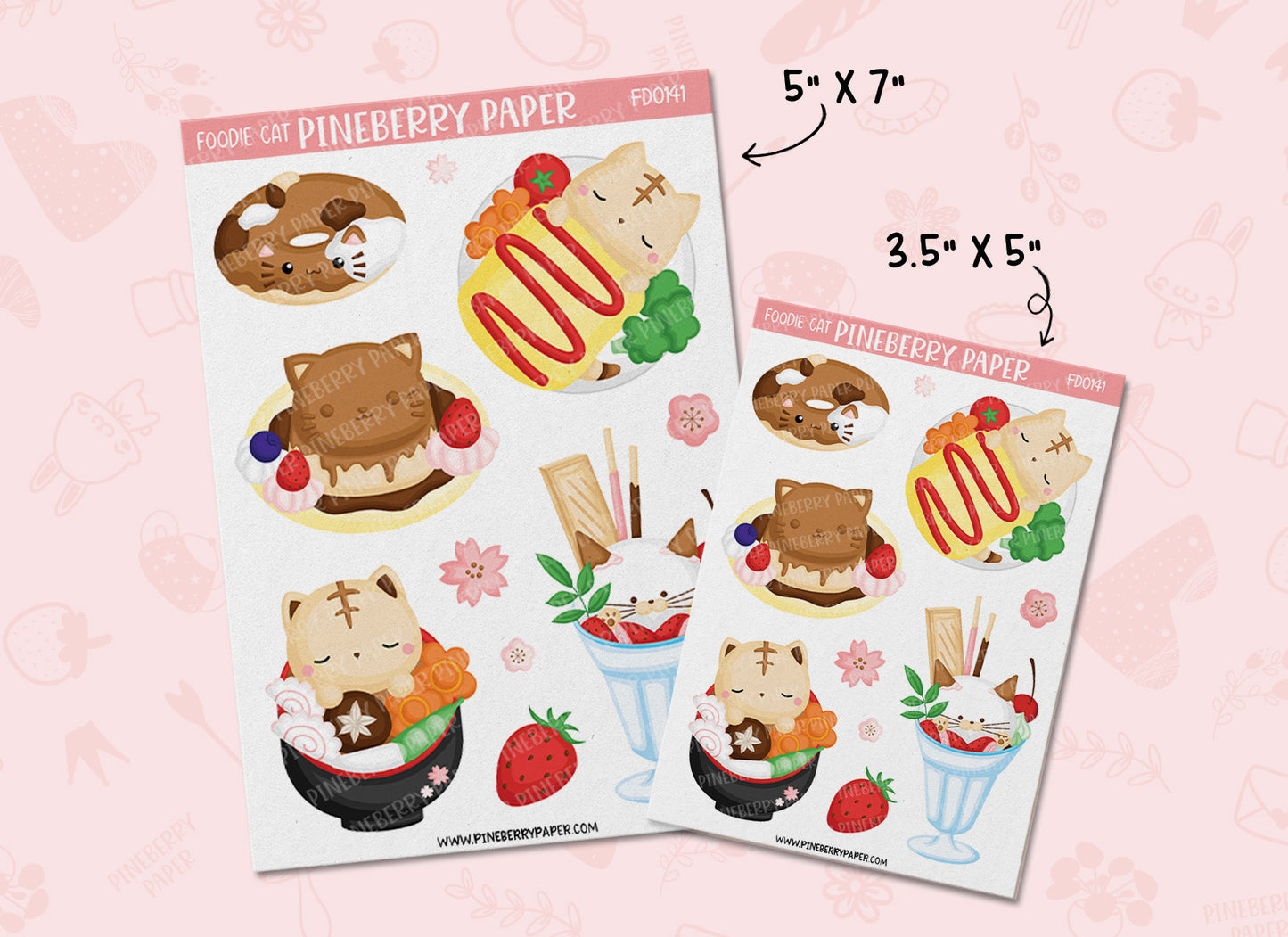 Kawaii Food Cat | AN0042