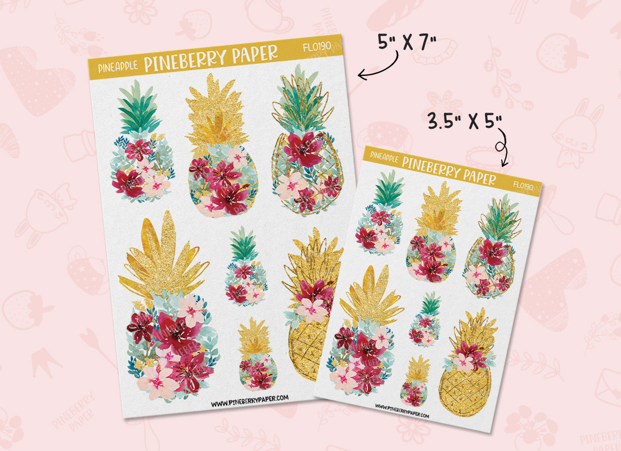 Floral Pineapple | FL0190