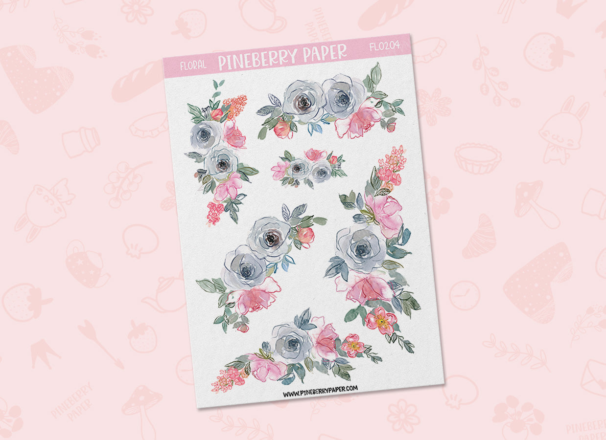Dusty Blush Florals | FL0204