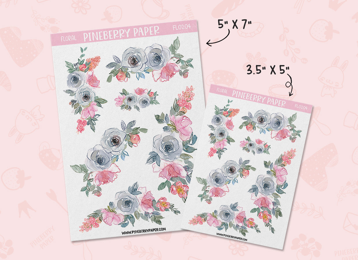 Dusty Blush Florals | FL0204