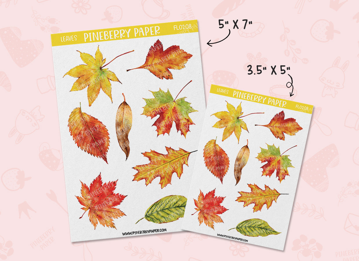 Watercolor Autumn Leaves | FL0208