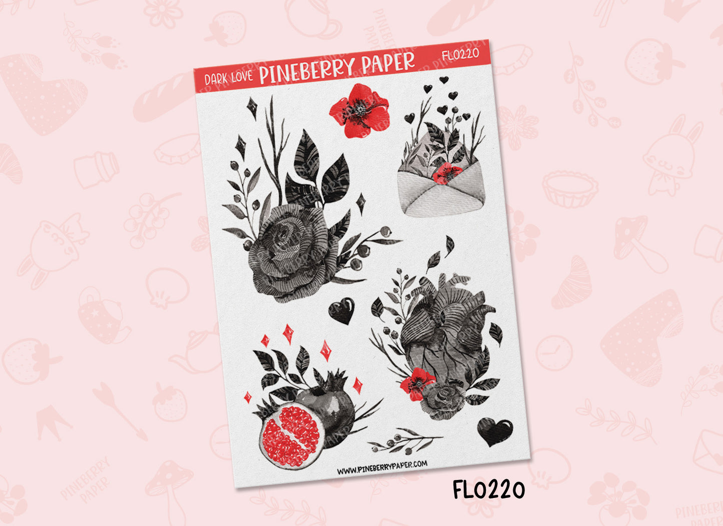 Dark Love Florals | FL00220 | FL00221 | FL00222 | FL00223