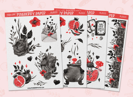 Dark Love Florals | FL00220 | FL00221 | FL00222 | FL00223