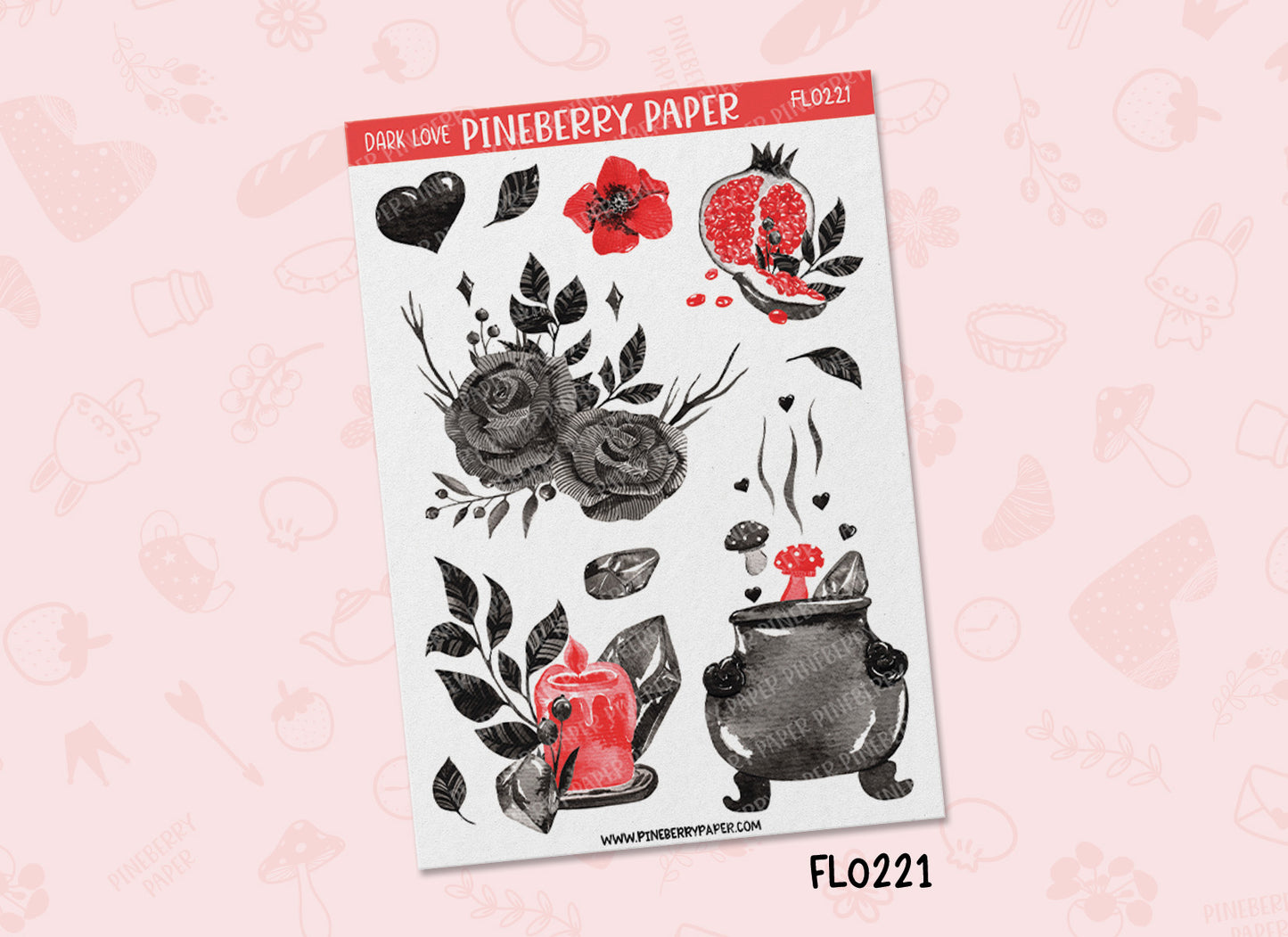 Dark Love Florals | FL00220 | FL00221 | FL00222 | FL00223