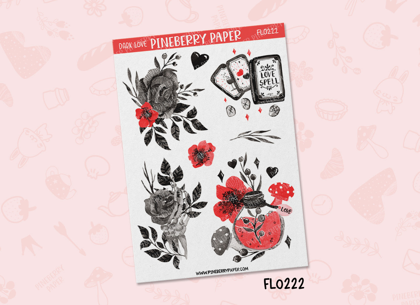 Dark Love Florals | FL00220 | FL00221 | FL00222 | FL00223