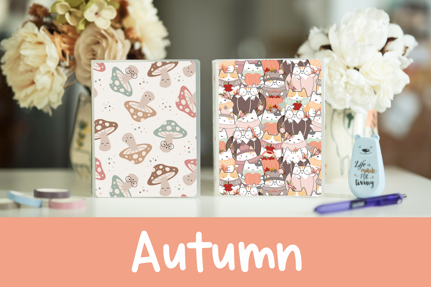 Autumn Sticker Album | 60 Top-Loading Sleeves